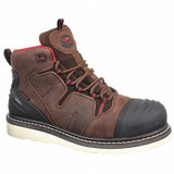 Avenger Safety Footwear 6-Inch Work Boot,W,11,Brown,PR A7506 11W