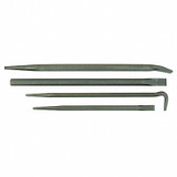 Mayhew Pry Bar Set,Pieces 4,Steel,24-7/8 In. L  76284