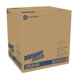 Brawny Dry Wipe,Brown,10-1/4" L,9" W,29246,PK24 29246