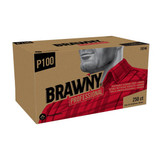 Brawny Dry Wipe,Brown,10-1-4" L,9" W,29246,PK24 29246