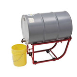 Dayton Drum Cradle,Red,Powder Coated,55 gal 3BA27