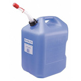 Midwest Can Water Container,6 gal. Cap.,Blue,HDPE 6700