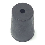 Manufacturer Varies Stopper,Sz 0,13 mm BDia,Black,0,PK40 0-1H