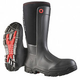 Dunlop Rubber Boot,Men's,12,Knee,Black,PR  NE68A93