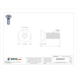 Manufacturer Varies ScktFltHdScrw,SS,5/16"-18,1"L,PK50 U51060.031.0100