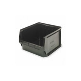 Quantum Storage Systems Shelf Bin,Black,Polypropylene,11 7/8 in QMS533BR