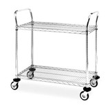 Metro Wire Cart,24 In. W,48 In. L 4W651