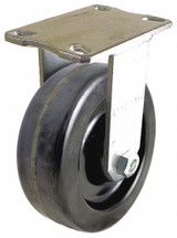 Sim Supply Standard Plate Caster,Wheel 8" dia.  P27R-PH080R-16