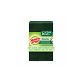 Scotch-Brite® Heavy-Duty Scouring Pad, 3.8 X 6, Green, 5/carton 2265