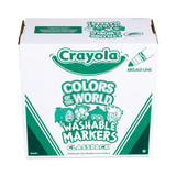 Crayola® MARKER,WASHAB,1PK-192,AST 588208