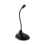 Adesso Xtream M1 Desktop Omnidirectional Gooseneck Microphone, Black EXTREAMM1