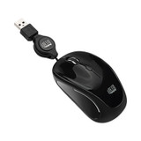 MOUSE,RETRACTABLE USB,BG