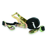 Manufacturer Varies Tie Down Strap,Snap-Hook,Black 2VKP6