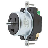 Hubbell Wiring Device-Kellems Lck Recept,50 A;Blk;Phenolic,NoNEMA,1Gng CS6369