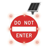 Tapco LED Sign,Do Not Enter,Aluminum,30" x 30" 2180-C00067