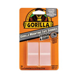 Gorilla® TAPE,MNT,SQR,1X1,24PK,CLR 6067202