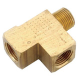 Sim Supply Extruded Street Tee, Brass, 1/4 in,NPT  706127-04