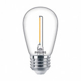 Signify LED,1 W,S14,Medium Screw (E26) 1S14/VIN/827/CL/G/E26/ND 1CT