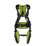 Honeywell Miller Fall Protection Harness,S/M Harness Sz H7CC3A1
