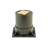 Diversitech Heat Pump Riser,Two Piece,6 In,Black HPR-6-2PG