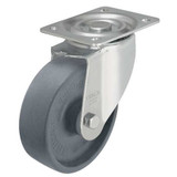 Sim Supply Standard Plate Caster,Swivel,330 lb.  LI-POHI 100G