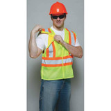 Kishigo Breakaway Hi Vis Vest,Class 2,L,Lime 1174-L