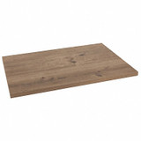 Knape & Vogt Shelf,Wood,500 lb.,Dark Brown Color 0330-1623MPL