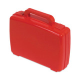 deflecto® Little Artist Antimicrobial Storage Case, Red 39506RED