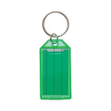 CONTROLTEK® Key Tags, Metal-Plastic, Green-Orange-Purple-Yellow, 4-Pack 500135 USS-CNK500135