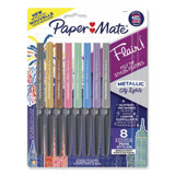 Paper Mate® PEN,MET FLAIR,8PK,AST 2134319