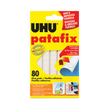 UHU® Tac Adhesive Putty, Removable and Reusable, 2.1 oz, 80/Pack 9U 33820