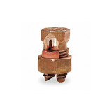 Blackburn Split-Bolt Conn,Plain,Bronze,Hex Head  500M