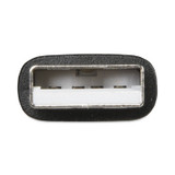 JENSEN® USB-A to USB-C Cable, 6 ft, Black JU832AC6V USS-VOXJU832AC6V