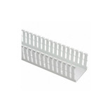 Panduit Wire Duct,Narrow Slot,White,4.25 W x 4 D F4X4WH6