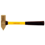 Ampco Safety Tools Cross Peen Hammer,Non-Spark,1-1/2 lb H-40FG