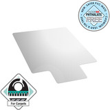 Floortex Chair Mat,36 x 48 in,Traditional Lip FR319226LV
