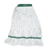 Tough Guy Wet Mop,White,Cotton 1TYT6