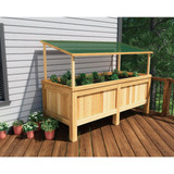 Coolaroo 6 Ft. W. x 15 Ft. L. Rainforest 50 % UV Shade Fabric