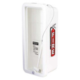 Cato Fire Ext. Cabinet,White,Polystyrene 105-5 WWC-H