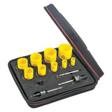 Starrett Hole Saw Kit,Saw Range 7/8" to 4-1/2" KDC09051-N