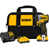 DeWALT XTREME 12V MAX Cordless Screwdriver Kit 1/4"" Brushless Li-Ion Var Speed