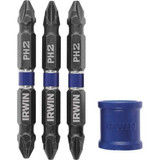 Irwin DblEndedDriverBit,0.25" Hex,L:2.5",PK3 IWAF32DEPH23