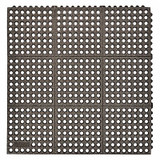 Notrax Interlock Drainage Mat,Black,3 ft.x3 ft. 850S0033BL