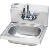 Krowne HS-2L 16"" Wide Hand Sink Compliant Wrist Handles