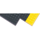 Notrax Antifatigue Mat,Black,YllwBrdr,2ft.x3ft. 413S0023BY