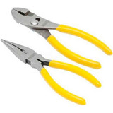 Stanley 84-212 2 Piece Basic Plier Set (Long Nose Slip Joint)