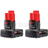 Milwaukee 48-11-2412 12V Li-Ion M12 Battery 3Ah Extended Capacity 2Pk