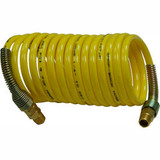 Guardair 14X12B03 1/4"" Id X 12' Recoil Air Hose Nylon Coilguard