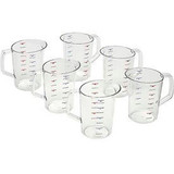 Rubbermaid Commercial FG321800 - Measuring Cup Bouncer 4 Quart Clear Polycarbona