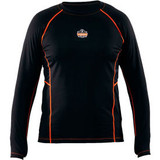 Ergodyne N-Ferno 6435 Thermal Base Layer Long Sleeve Shirt Black Large